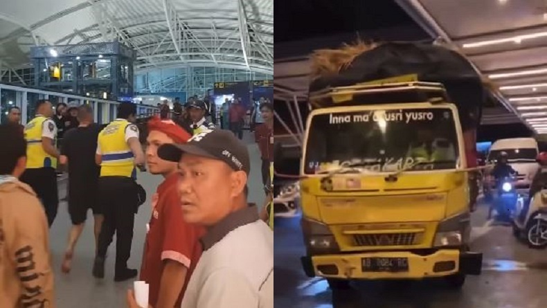 Viral Video Bule Bawa Truk Ugal-ugalan Terobos Pintu Tol sampai Masuk Bandara Bali