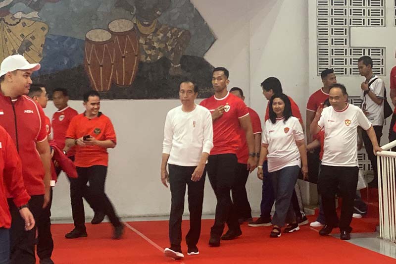 Ekspresi Jokowi Timnas Indonesia Menang Lawan Filipina 2-0 - Bagian 3