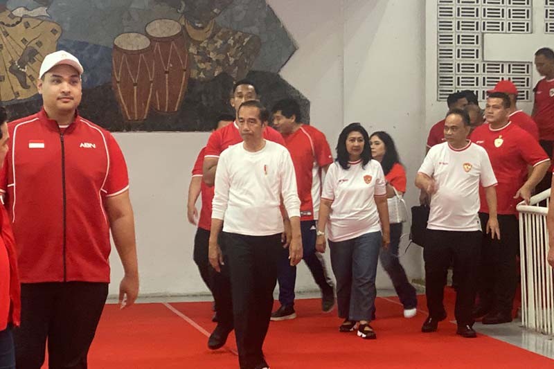 Ekspresi Jokowi Timnas Indonesia Menang Lawan Filipina 2-0 - Bagian 2