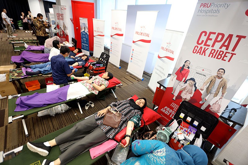 Antusiasme Ratusan Karyawan Ikuti Donor Darah - Bagian 1