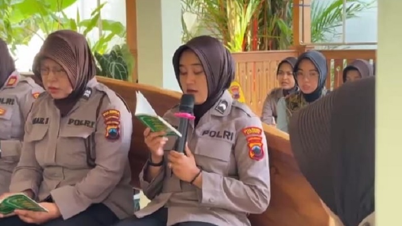 Sosok Bripda Sherly Rollyanissya, Polwan Cantik Polresta Banyumas Hafal 30 Juz Alquran