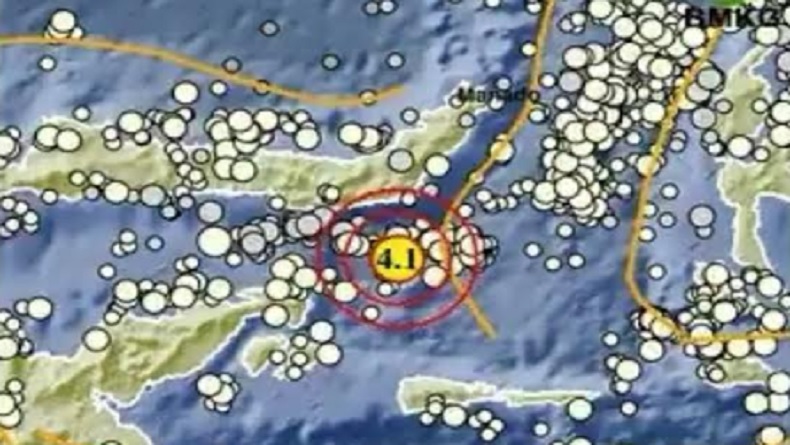 Gempa M4,1 Guncang Bolaang Uki Bolsel Sulut, BMKG: Tak Berpotensi Tsunami
