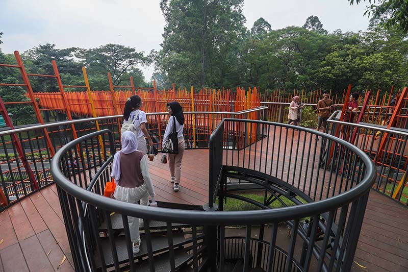 Suasana Liburan Terakhir Idul Adha 1445 H di Tebet Eco Park - Bagian 2