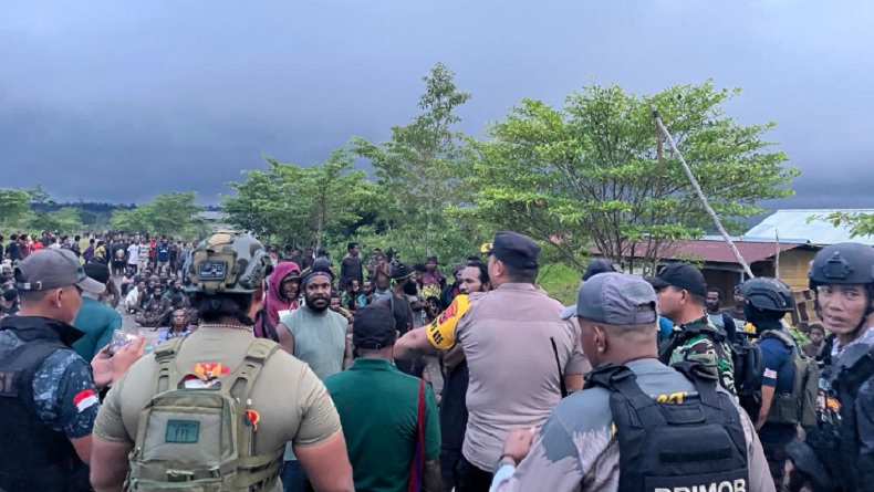 Bentrokan Kembali Pecah di Kenyam Nduga, Kelompok Ikabus Gwijangge dengan Tarni Wandikbo