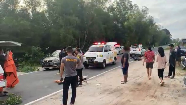 Motor Tabrakan dengan Truk di Palangka Raya, 2 Orang Tewas