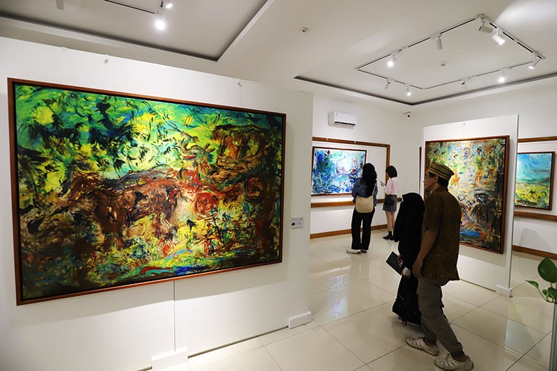Merasakan Kedalaman Emosional dan Spiritual Lewat Lukisan Afit Ruseno - Bagian 3