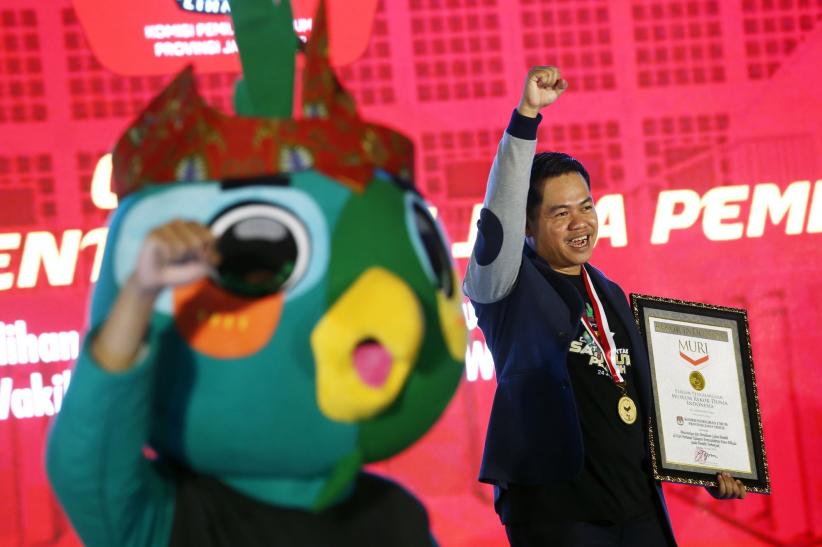Coklit Data Data Pemilih Pilkada 2024 KPU Jatim Raih Rekor MURI - Bagian 1