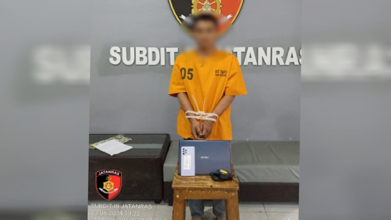 Mencuri di Rumah Warga, Residivis di Pangkalpinang Ditangkap Polisi