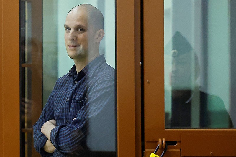 Jurnalis AS Evan Gershkovich Jalani Sidang Tuduhan Mata-Mata di Rusia - Bagian 4