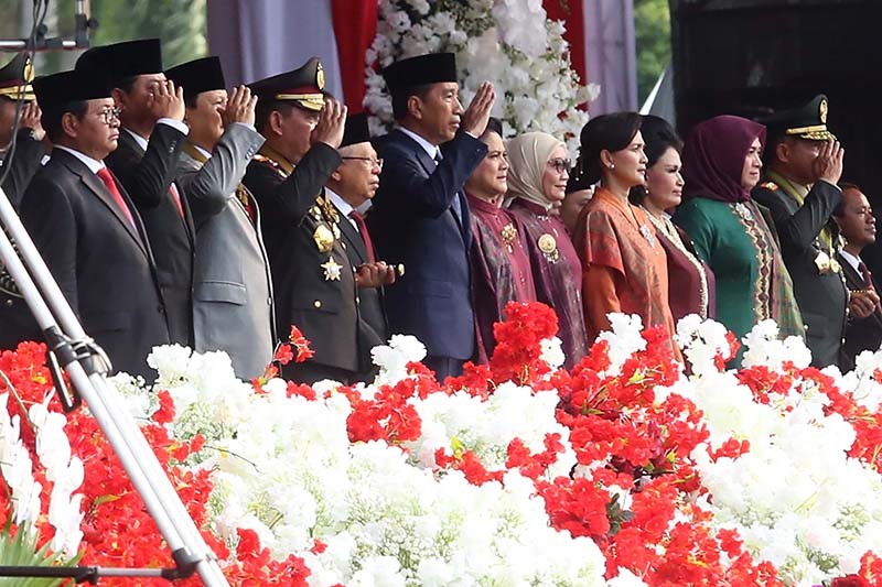 Presiden Jokowi Jadi Inspektur Upacara HUT ke-78 Bhayangkara - Bagian 3