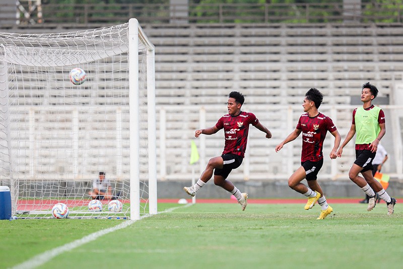 Latihan Timnas Indonesia U-19 Jelang Piala AFF 2024 - Bagian 1