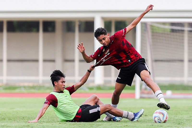 Latihan Timnas Indonesia U-19 Jelang Piala AFF 2024 - Bagian 4