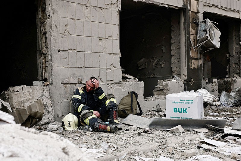 Foto-Foto Serangan Udara Rusia Hancurkan Rumah Sakit Anak di Kyiv Ukraina - Bagian 2