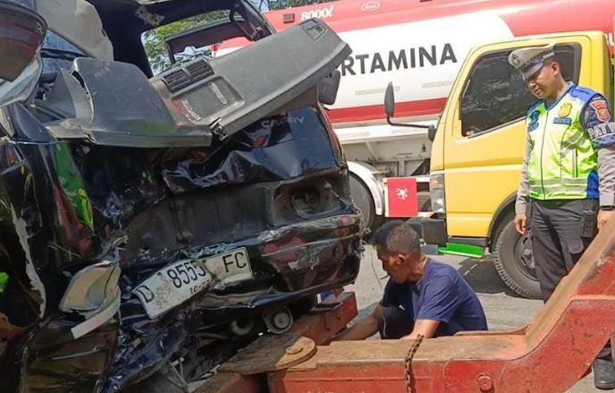 Kecelakaan Beruntun 3 Kendaraan di Lingkar Timur Cianjur, 3 Orang Luka-Luka