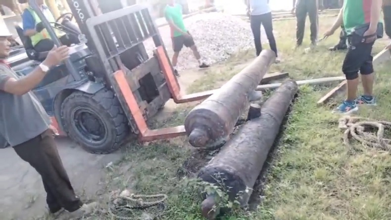 Ramai soal Meriam Peninggalan Kesultanan Buton Diangkut TNI, Ini Penjelasan Dandim 1413