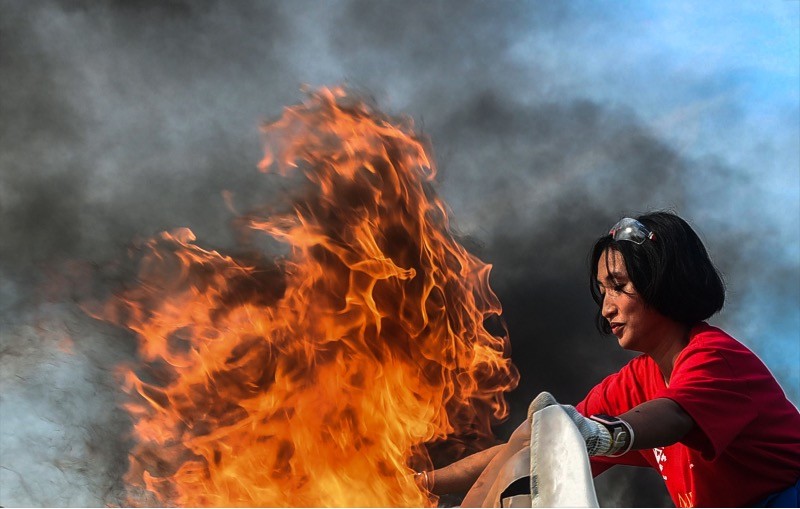 Rekor MURI Simulasi Pemadaman Api - Bagian 4