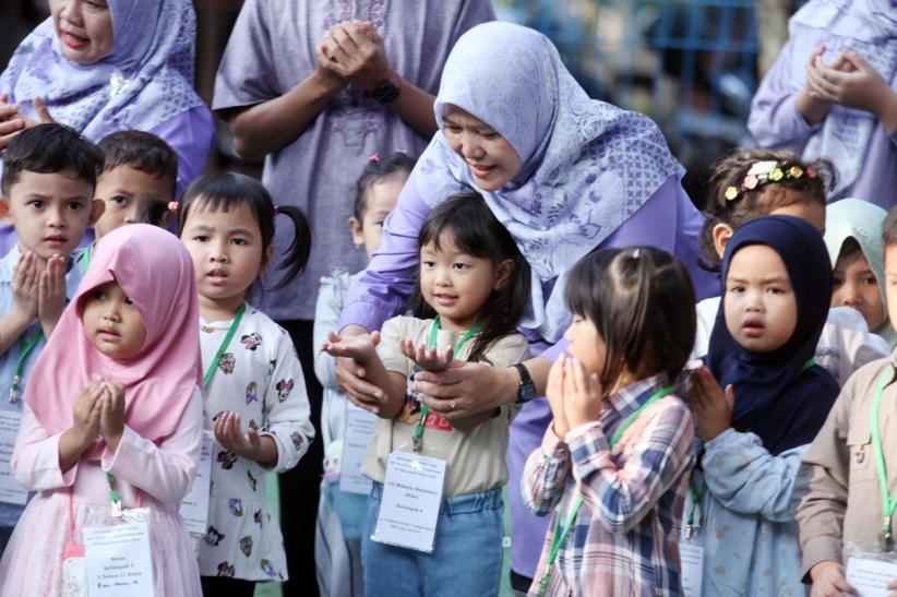 Lucunya Murid TK Hari Pertama Masuk Sekolah - Bagian 4