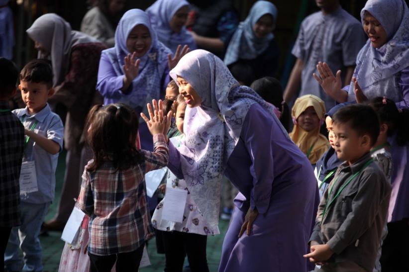 Lucunya Murid TK Hari Pertama Masuk Sekolah - Bagian 2