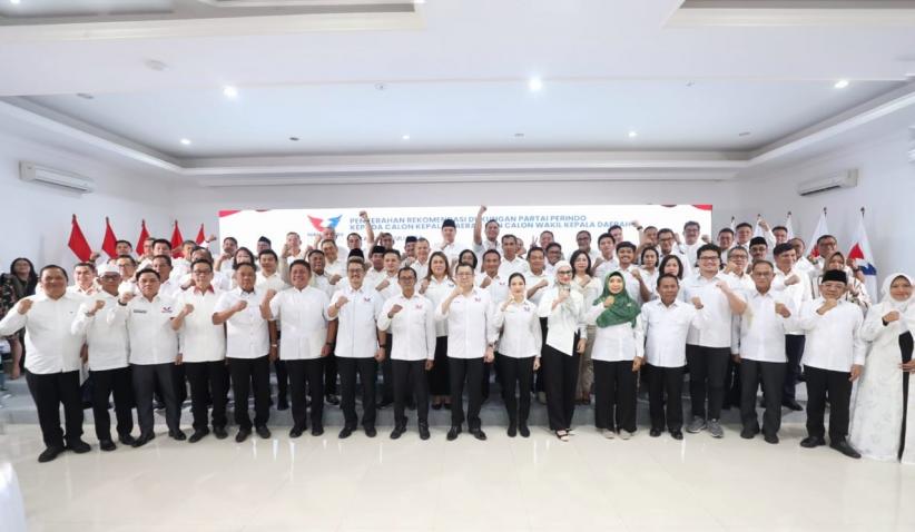 Partai Perindo Berikan Surat Rekomendasi Dukungan kepada 42 Calon Kepala Daerah 2024 - Bagian 1