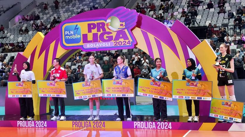 Daftar Gelar Individu Proliga 2024: Megawati Hangestri Pemain Terbaik!