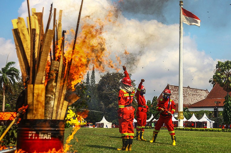 Kesiapan Petugas Gabungan Hadapi Karhutla di Sumsel - Bagian 2