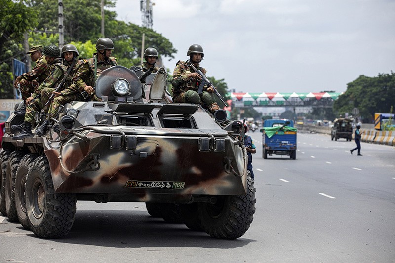 Suasana Jalanan Dhaka Bangladesh Mencekam, Internet Diputus Pemerintah - Bagian 1
