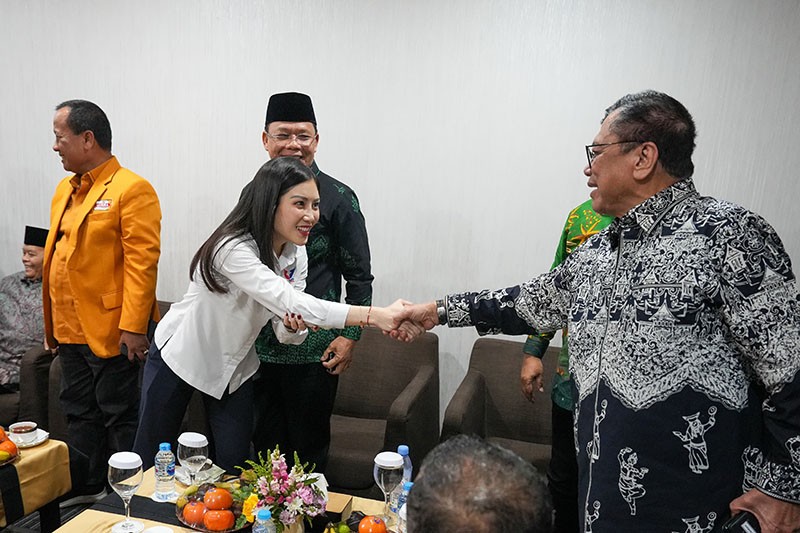 Momen Ketua Harian DPP Partai Perindo Angela Tanoesoedibjo Hadiri Harlah ke-26 PKB - Bagian 2