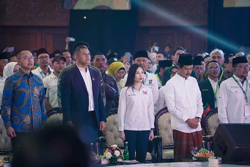 Momen Ketua Harian DPP Partai Perindo Angela Tanoesoedibjo Hadiri Harlah ke-26 PKB - Bagian 4