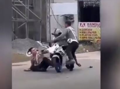 Viral Pemotor di Berau Tabrak Kasat Lantas karena Takut Ditilang, Begini Endingnya