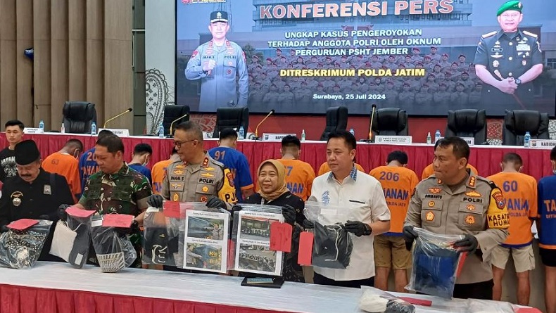 Keroyok Polisi, 13 Pesilat PSHT Jember Ditetapkan Jadi Tersangka