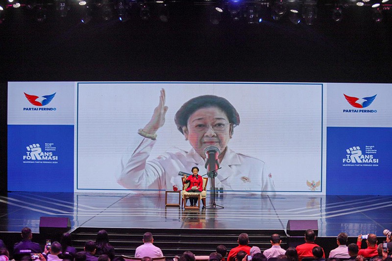 Momen Pidato Kebangsaan Megawati Soekarnoputri pada Mukernas Partai Perindo - Bagian 2