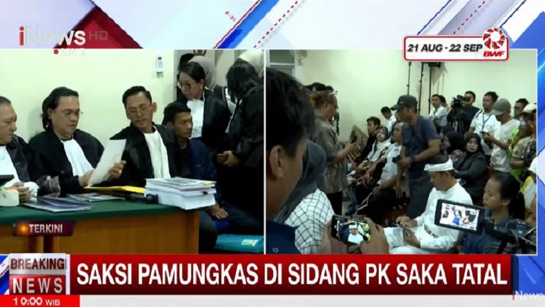 Ini Nama-Nama Saksi Pamungkas yang Diajukan dalam Sidang PK Saka Tatal