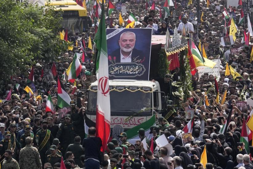 Pemakaman Pemimpin Hamas Ismail Haniyeh Diiringi Ribuan Rakyat Iran - Bagian 2