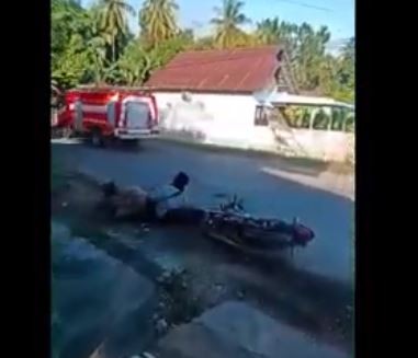 Kronologi Mobil Damkar Tabrak Pemotor Ternyata Intel Polisi di Bone Bolango