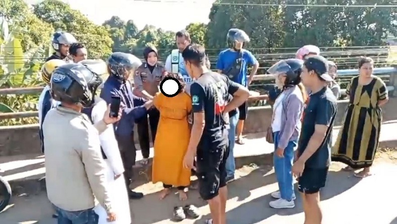Maros Geger! Perempuan Coba Bunuh Diri Lompat dari Jembatan, Diduga Depresi Ingin Nikah