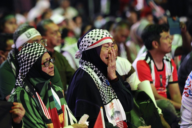 Ribuan Rakyat Malaysia Doa Bersama untuk Keselamatan Palestina - Bagian 1