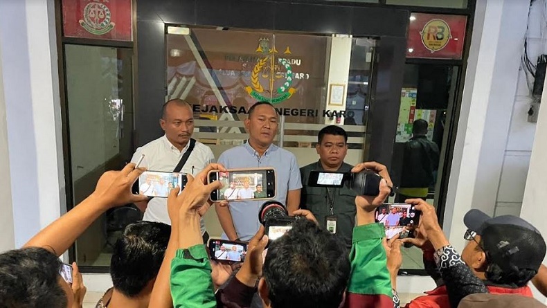 Radius Tarigan Kadis Lingkungan Hidup Karo Jadi Tersangka Korupsi Pembangunan Makam