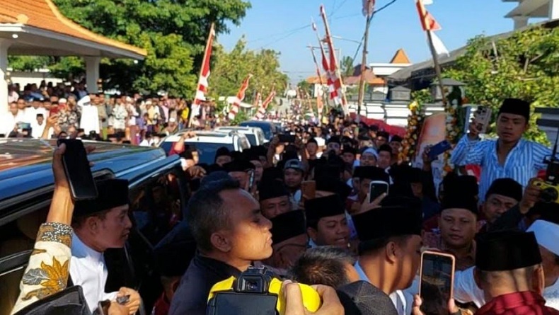 Kades Moh Wijdan Bebas dari Penjara, Disambut Ribuan Masyarakat