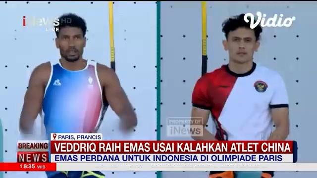 Indonesia Raih Emas Pertama Olimpiade Paris Lewat Atlet Panjat Tebing Veddriq Leonardo Indonesia Raih Emas Pertama Olimpiade Paris Lewat Atlet Panjat Tebing Veddriq Leonardo