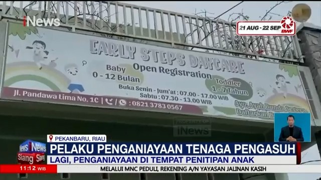 2 Tersangka Penganiyaan Anak di Daycare Pekanbaru Ditahan
