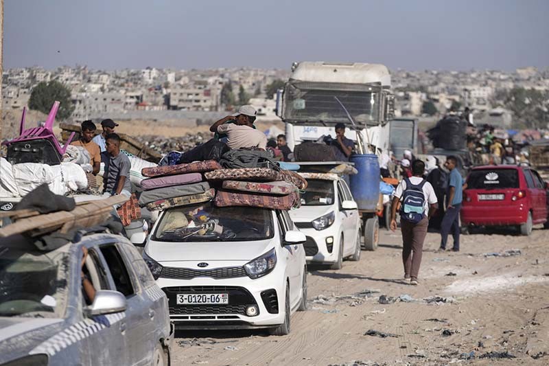 Bakal Diserang Israel, Ribuan Rakyat Palestina Kembali Eksodus dari Jalur Gaza - Bagian 3