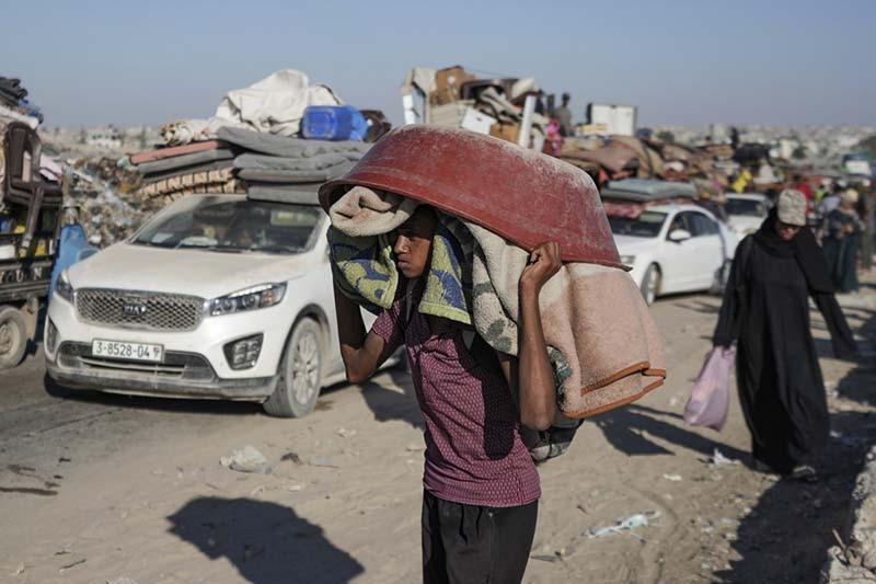 Bakal Diserang Israel, Ribuan Rakyat Palestina Kembali Eksodus dari Jalur Gaza - Bagian 5