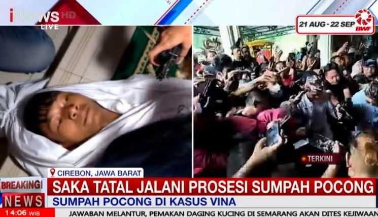 Proses Sumpah Pocong Kasus Vina, Saka Tatal Dimandikan lalu Diikat seperti Jenazah