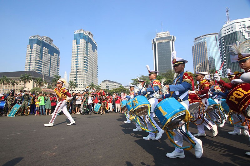 Suasana Kirab Bendera Pusaka dan Naskah Teks Proklamasi RI - Bagian 7