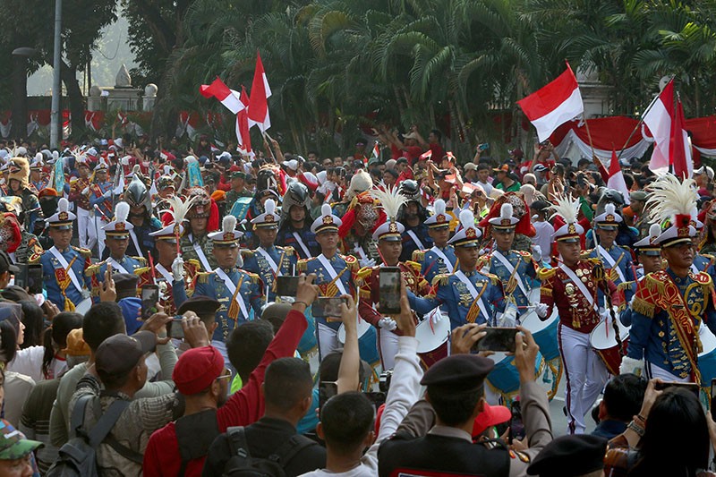 Suasana Kirab Bendera Pusaka dan Naskah Teks Proklamasi RI - Bagian 6