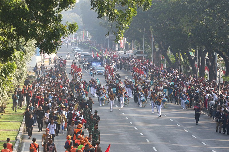 Suasana Kirab Bendera Pusaka dan Naskah Teks Proklamasi RI - Bagian 4
