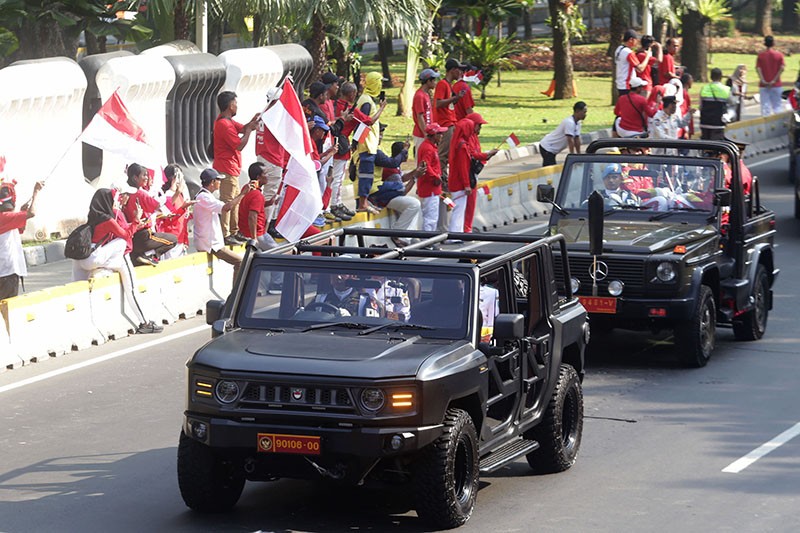 Suasana Kirab Bendera Pusaka dan Naskah Teks Proklamasi RI - Bagian 1