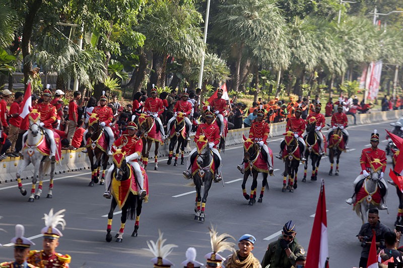 Suasana Kirab Bendera Pusaka dan Naskah Teks Proklamasi RI - Bagian 5