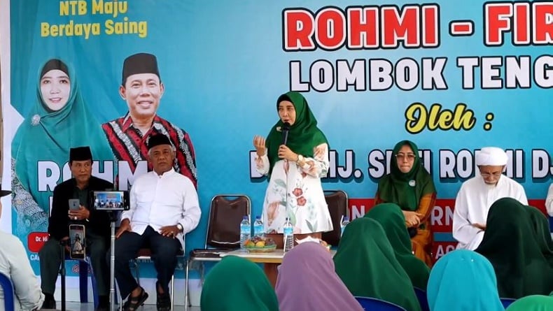 Sitti Rohmi Kukuhkan Relawan Rohmi-Firin di Lombok Tengah, Pastikan Kemenangan di Pilgub NTB
