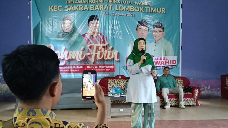 Rohmi-Firin Komitmen Sejahterakan Masyarakat, Punya Konsep Bangun NTB dari Desa